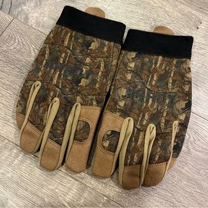 Hardy Work Gloves Size Large Camouflage